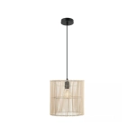 20234 PENDANT LAMP E27 MAX 40W RATTAN NATRUAL SHADE - NATURAL ELEMENTS LIGHTS Zambelis Lights